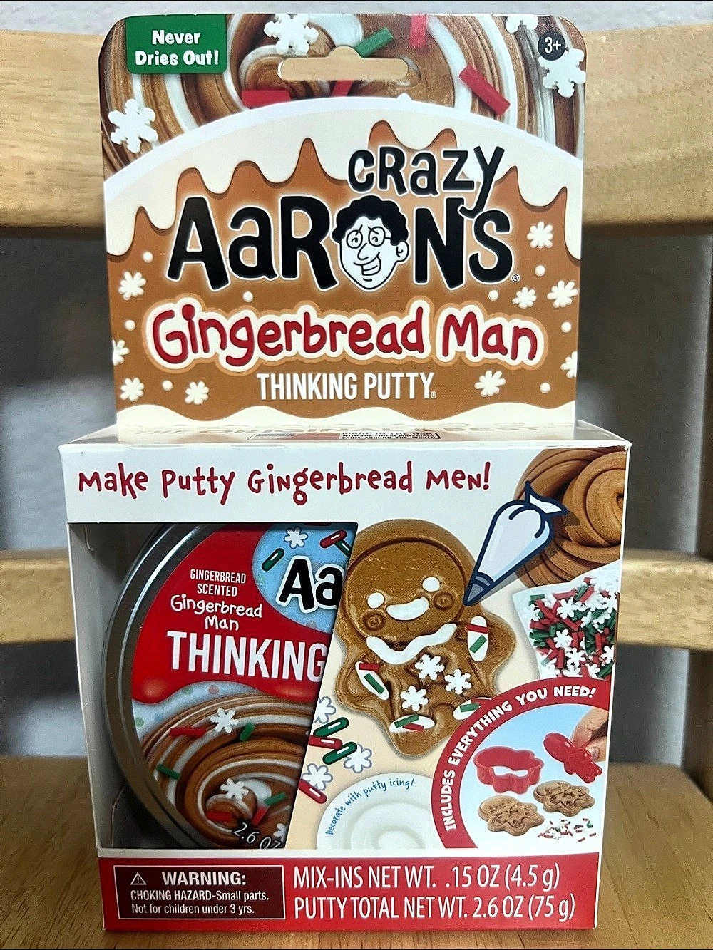NEW!! Crazy Aaron's Gingerbread Man